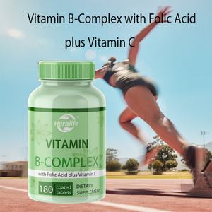 Tabletas de Complejo de Vitamina B con Ácido Fólico y Vitamina C para Adultos, Venta Caliente OEM/ODM - Product Image 4
