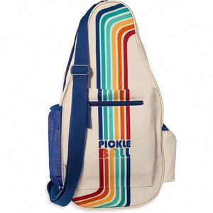 Muestra gratuita, personalización gratuita, bolsas de pickleball al por mayor, unisex para damas y hombres, con capacidad para palas de pickleball, bolso bandolera ajustable. - Product Image 1