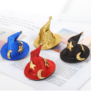 Phong cách hiện đại Halloween Phù Thủy mũ thoải mái để sử dụng Nhỏ tip <span class=keywords><strong>hat</strong></span> cơ thể tóc phụ kiện - Product Image 1