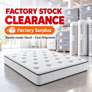 Matelas Compressé en Stock : Matelas Hybride à Ressorts Ensachés et Mousse à Mémoire de Forme – Tailles Queen et King - Product Image 1