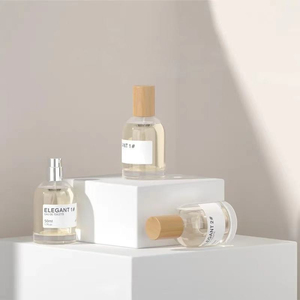 Frasco de Perfume de Lujo con Atomizador, de Vidrio Cilíndrico, para Aceites Esenciales, 50 ml, Impresión Personalizada, Embalaje OEM Disponible - Product Image 4