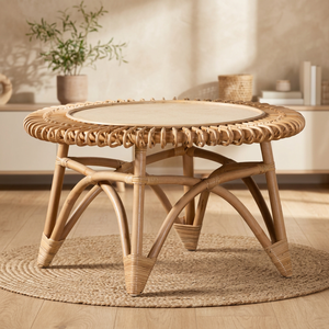 Unique Design Natural Rattan <b>Bedside</b> <b>Table</b> Premium Quality Hand-crafted Bed Side <b>Tables</b> For Bedroom Decor From Vietnam - Product Image 1