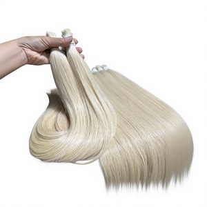 Extensions en Gros de Cheveux Humains Vierges Lisses à Tresser, 100% Naturels, Double Trame, Résistants à la Chaleur, Lisses comme des Baguettes - Product Image 1
