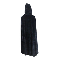 Cape d'Halloween adulte en velours Cape à capuche Costume médiéval Sorcière Vampire Costume d'Halloween
