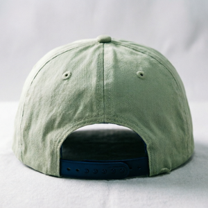 Casquette de baseball vert clair personnalisée brodée en coton réglable avec cordon bleu, style décontracté, profil bas, unisexe - Product Image 3