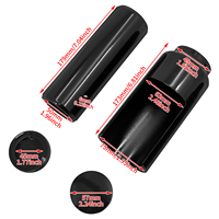 Tapas Protectoras de Horquilla Delantera para Motocicleta, Cubierta de Aluminio para Amortiguador, Compatible con Harley Dyna Low Rider FXD Street Fat Bob 06-17