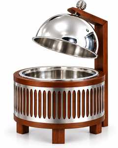 Réchaud de buffet en acier inoxydable pour la restauration, au design pratique, idéal pour les cuisines commerciales, les hôtels, les cafétérias et les professionnels - Product Image 6