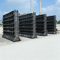 Moule de coffrage pour panneau de mur de clôture en béton préfabriqué pour projets de clôtures de jardin et de sécurité routière