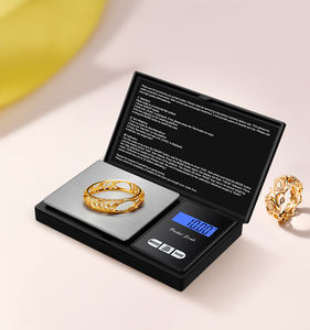 Persönliche 100G 200G 500G Wiege bereich 0,01G 0,1G Lcd Digitaler Schmuck <span class=keywords><strong>Gold</strong></span> Gramm Balance Gewicht Taschen waage - Product Image 1
