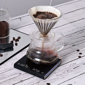 포켓 포 무게 내장 유리 세트 기계 계량 그라인더 커피 저울 미니에서 블루투스 디지털 양조 미니 - Product Image 2