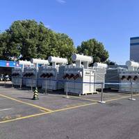 Transformateur triphasé immergé dans l'huile, norme IEC 1000-5000 kVA, 10-0,4 kV, bobinages en cuivre, bobinages en aluminium, support OEM