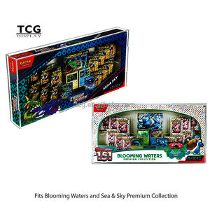 Boîte de collection TCG Premium avec protection UV transparente pour cartes Pokémon TCG Scarlet & Violet 151 Blooming Waters, en acrylique premium - Product Image 6