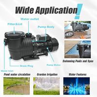 Pompe de filtration pour piscine hors sol Jade auto-amorçante 1,5 CV à vitesse unique, à prix abordable et économe en énergie – Meilleure vente