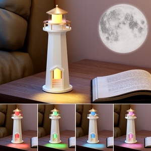 Lámpara de Mesa LED Recargable Lonvel, Lámpara Lunar, Proyector, Luz Nocturna, Control por Aplicación, Carga Inalámbrica, Batería, Faro para Dormitorio - Product Image 6