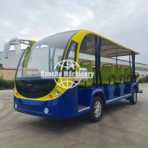 Bus et voiture électriques écologiques à énergie solaire pour le tourisme, navette du zoo, nouveau design pour le transport touristique - Product Image 1
