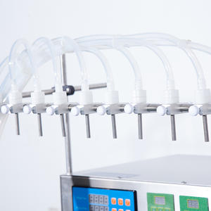 Machine de remplissage d'eau semi-automatique électrique Sinparto à 10 têtes avec contrôle PLC pour bouteilles en plastique, facile à utiliser - Product Image 3