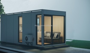 Casa modular pequeña portátil para jardín de lujo, casas de paquete plano Granny Flats, casa prefabricada de un solo piso - Product Image 6