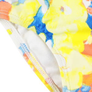 Maillot de bain une pièce à volants pour filles, motif Floral, culotte tanga, Bikini pour la plage - Product Image 3