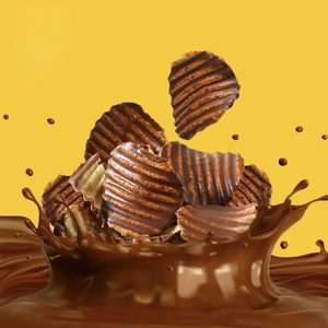 Patatine Croccanti Fritte Ricoperte di Cioccolato, Snack per Ufficio e Casa - Product Image 2