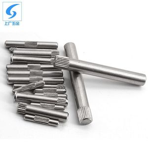 Stainless Steel Knurled Dowel <b>Pins</b> M2 M100 Cylindrical Head General Usage Customizable - Product Image 4