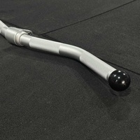 VULCANFIT Barre EZ en aluminium de qualité supérieure, accessoires pour tractions latérales, pour un entraînement de force intense et une salle de sport à domicile durable