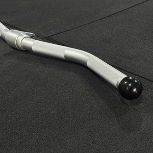 VULCANFIT Premium Aluminum EZ Curl Bar <strong>LAT</strong> <strong>Pulldown</strong> <strong>Attachments</strong> for Intense Strength Training and Durable Home Gym - Product Image 2