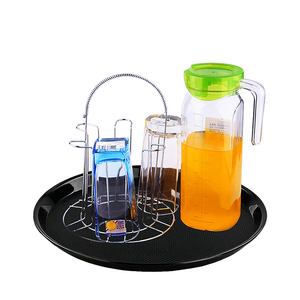 Customized Color Commercial Grade Durable Kitchen Accessory Dishwasher Microwave Safe Restaurant <b>Serving</b> <b>Tray</b> Non-Slip Surface - Product Image 2