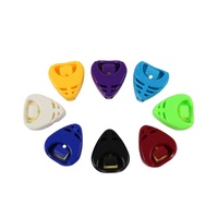Logo personnalisé ABS givré médiators colorés différentes épaisseurs accessoires de guitare électrique essentiels pour instruments de musique
