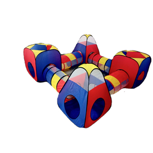 <span class=keywords><strong>Maison</strong></span> de tente de jeu pour enfants 8 en 1 avec 4 tentes <span class=keywords><strong>tunnel</strong></span> pour bébés tente <span class=keywords><strong>tunnel</strong></span> pliable portable intérieure extérieure - Product Image 1
