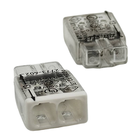 Connecteur de raccordement 2773-402 en stock, neuf, original, allemand, 2 conducteurs, boîtier transparent, couvercle blanc 2773 402