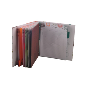 Glossy Hardcover Fitness <strong>Cookbook</strong> <strong>Meal</strong> <strong>Prep</strong> Recipe Journal Full Color Printed Combining Kraft Paper Art Daily Diet Management