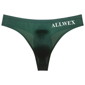 Caldo da <span class=keywords><strong>uomo</strong></span> intimo ALLWEX <span class=keywords><strong>slip</strong></span> in seta di ghiaccio con leggero borsello a pouf 3D con perizoma a vita bassa con Logo in vita - Product Image 5