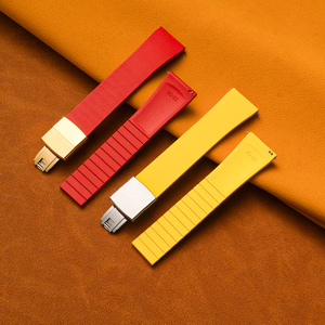 Correa de reloj Trenbybay Original Delug CTS cortada a medida correa de goma CTS correa de reloj FKM con barra de resorte de liberación rápida - Product Image 1