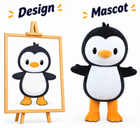 Costume de mascotte gonflable géant de bonhomme de neige pour adulte unisexe, design amusant et ambulant pour fête de Noël