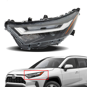 Piezas de coche a <span class=keywords><strong>precio</strong></span> de fábrica para Toyota <span class=keywords><strong>RAV4</strong></span> faro 2021 2022 2023 <span class=keywords><strong>XLE</strong></span> OEM 81110-42D80 81150-42D80 montaje de faro LED cromado - Product Image 1
