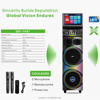 GD-1421 Altavoz para Fiestas con Pantalla Táctil - Máquina de Karaoke con Pantalla - Altavoz de Karaoke con Pantallas - Bocina con Pantalla
