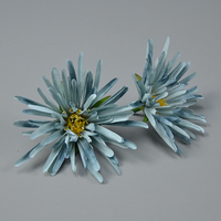 Künstliche Seiden-Chrysanthemen-Blütenköpfe Kleine Größe für Heim-Tischdekoration Hochzeit Muttertag Ostern Festival Dekoration Großpackung Blumen