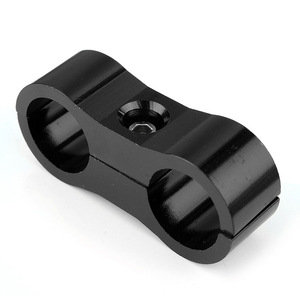 Connecteur séparateur de tuyau en alliage d'aluminium AN4 AN6 AN8 AN10, collier de serrage pour tuyau d'huile et de carburant, 4 pièces - Product Image 3