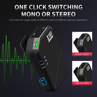 Sistema de Monitoreo Inalámbrico In-Ear XTUGA 2.4G Sistema de Monitorización IEM con Transmisor Receptor de Petaca para Estudio y Directo para Grabación en Escenario