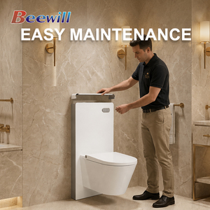 Réservoir de toilette moderne <span class=keywords><strong>suspendu</strong></span> au mur à double <span class=keywords><strong>chasse</strong></span> d'eau pour salle de bain - Product Image 5