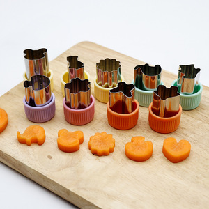 Emporte-pièces <span class=keywords><strong>et</strong></span> moules à formes variées pour <span class=keywords><strong>fruits</strong></span> <span class=keywords><strong>et</strong></span> <span class=keywords><strong>légumes</strong></span>, tampons de pressage, moule à biscuits, outils de pâtisserie pour boîte à bento <span class=keywords><strong>et</strong></span> cuisine - Product Image 1