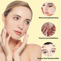 Masque facial en gel d'or 24 carats naturel, anti-âge, anti-rides, hydratant, masque facial en poudre de collagène cristallin
