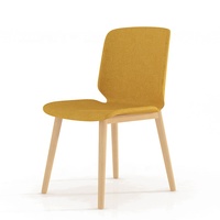 Chaises de réception de bureau avec pieds en métal chromé sans accoudoirs, multi-usages, pour salle d'attente de conférence, solide, pour clients