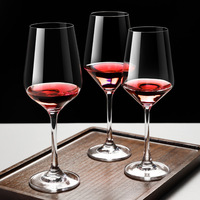 Verres à vin rouge classiques en cristal à longue tige pour la vente en gros – Idéaux pour mariages, banquets, restaurants, fêtes et hôtels