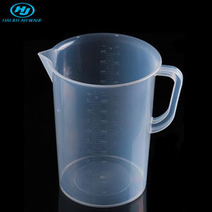 HAIJU प्रयोगशाला पीपी 5000ml मापने सुराही प्लास्टिक की पानी की सुराही - Product Image 2