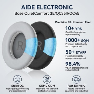Coussinets d'Oreille de Remplacement en Gel Refroidissant pour Casque Bose QuietComfort 35 <span class=keywords><strong>QC35</strong></span> QC35II QC45 avec Mousse d'Isolation Phonique - Product Image 1