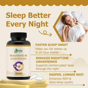 Cápsulas de Glicinato de Magnesio en Oferta, Promueven Noches Tranquilas, Descanso Reparador, Alivia la Tensión, Favorece un Sueño Ininterrumpido - Product Image 4