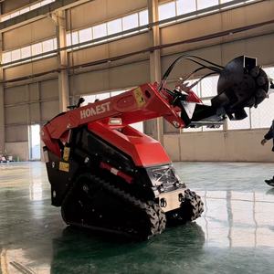 لودر صغير متعدد الاستخدامات من HONEST مع ملحق لطحن جذوع الأشجار، سريع التوصيل ومعتمد من CE وEPA - Product Image 5