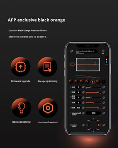 Máquina de <span class=keywords><strong>Tenis</strong></span> de <span class=keywords><strong>Mesa</strong></span> Inteligente PongBot OMNI Pro Edición Exclusiva Negra y Naranja, Control Ajustable por Aplicación/Tablet - Product Image 6