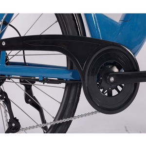 จีน OEM ขายส่ง 700C กลาง Bafang มอเตอร์ไฟฟ้าจักรยานเมืองเลดี้ Ebike 250W - Product Image 5